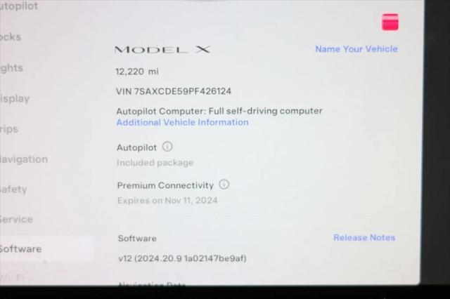 used 2023 Tesla Model X car, priced at $53,995