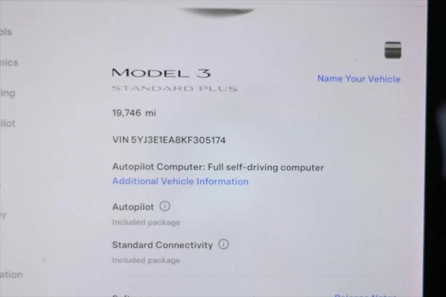 used 2019 Tesla Model 3 car, priced at $23,495