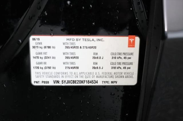 used 2019 Tesla Model X car, priced at $41,995