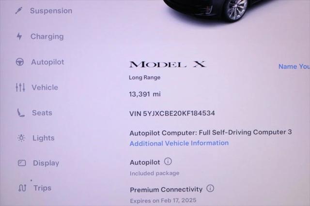 used 2019 Tesla Model X car, priced at $41,995