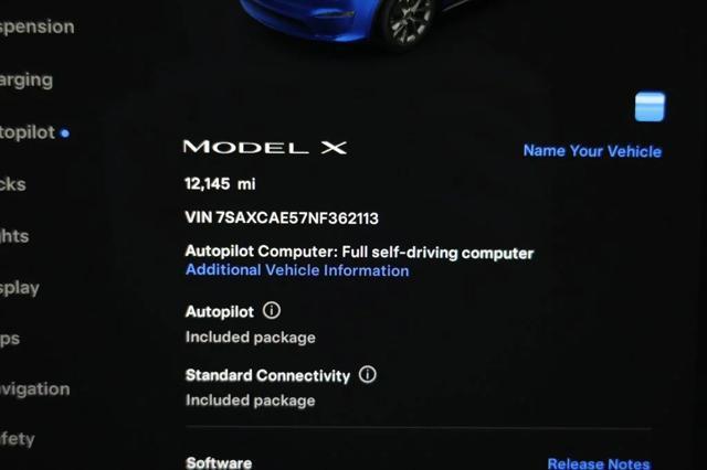 used 2022 Tesla Model X car, priced at $50,495