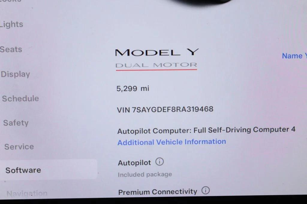used 2024 Tesla Model Y car, priced at $34,995