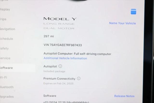 used 2024 Tesla Model Y car, priced at $34,995