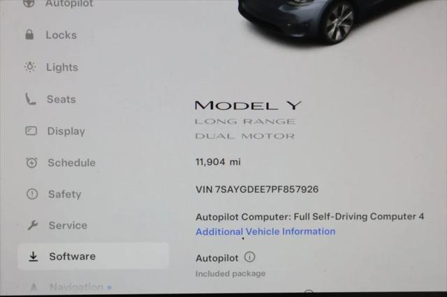 used 2023 Tesla Model Y car, priced at $31,495