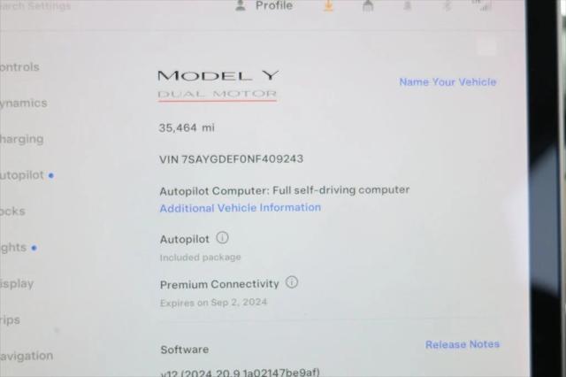 used 2022 Tesla Model Y car, priced at $28,995