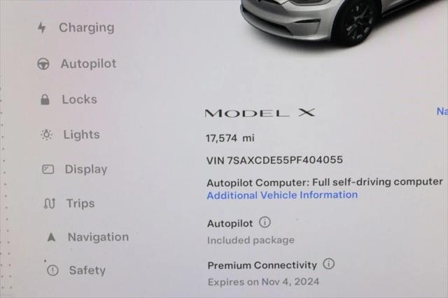 used 2023 Tesla Model X car, priced at $52,995