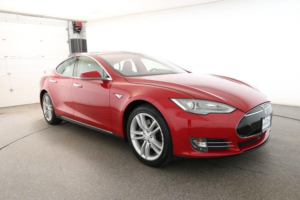 used 2014 Tesla Model S car, priced at $12,495