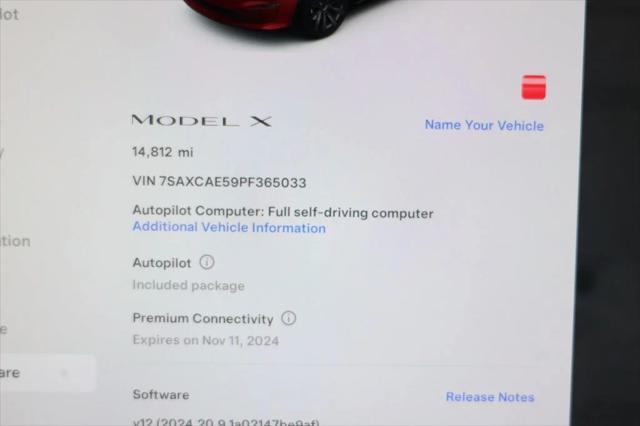 used 2023 Tesla Model X car, priced at $54,695