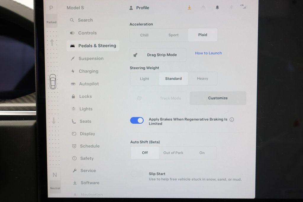 used 2021 Tesla Model S car, priced at $43,495
