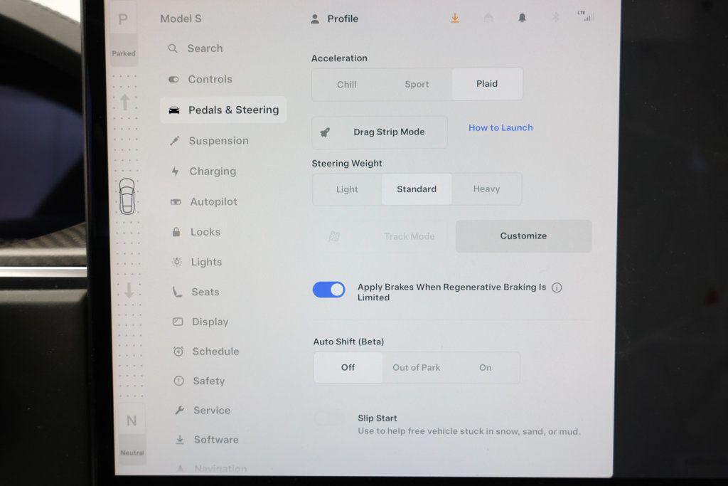used 2021 Tesla Model S car, priced at $43,495