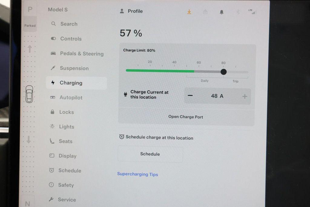 used 2021 Tesla Model S car, priced at $43,495