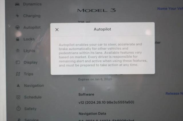 used 2024 Tesla Model 3 car, priced at $29,995