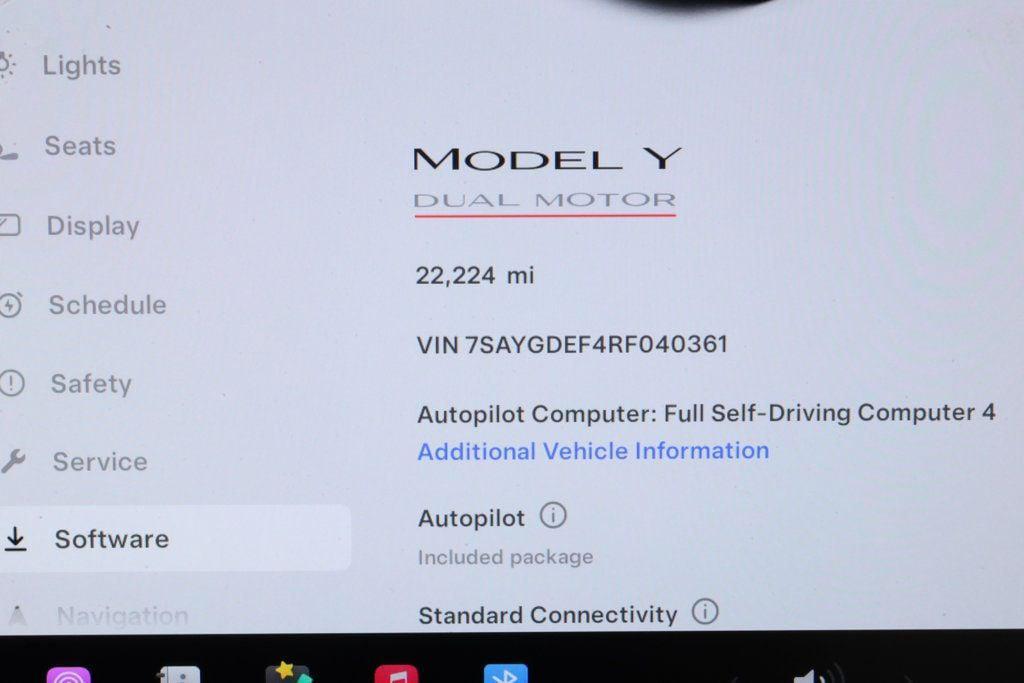 used 2024 Tesla Model Y car, priced at $35,495
