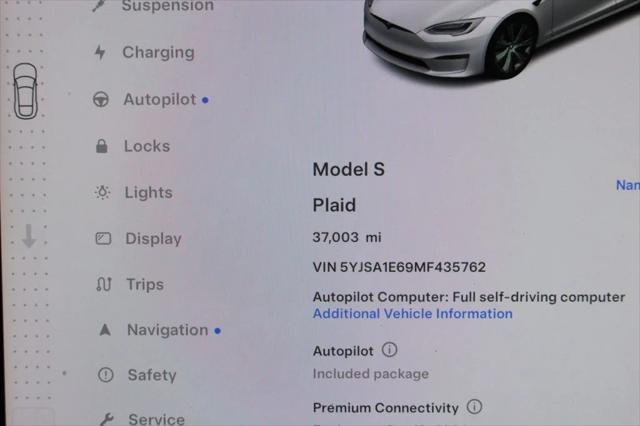 used 2021 Tesla Model S car, priced at $47,995