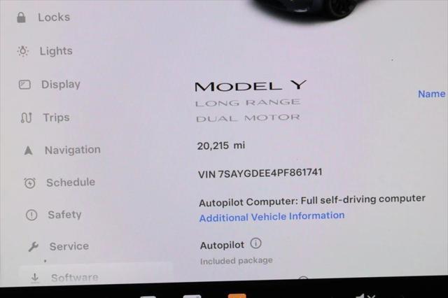 used 2023 Tesla Model Y car, priced at $29,295