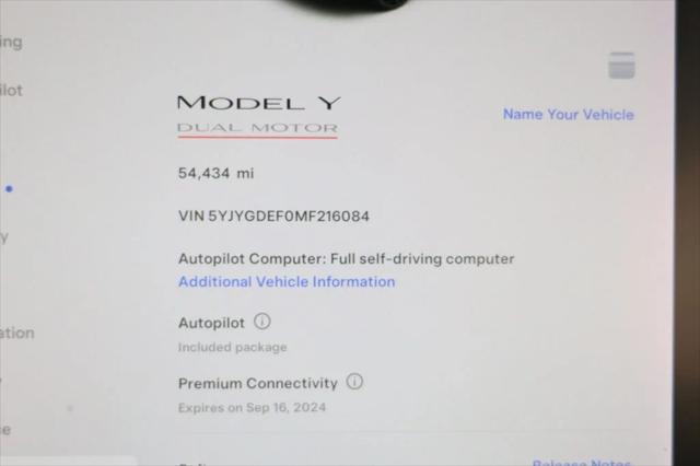 used 2021 Tesla Model Y car, priced at $26,795