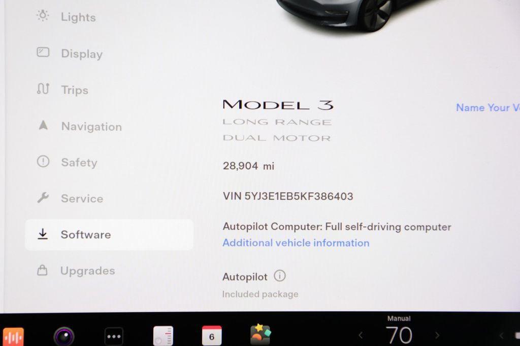 used 2019 Tesla Model 3 car, priced at $37,995