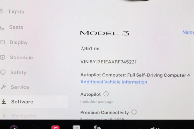 used 2024 Tesla Model 3 car, priced at $28,195