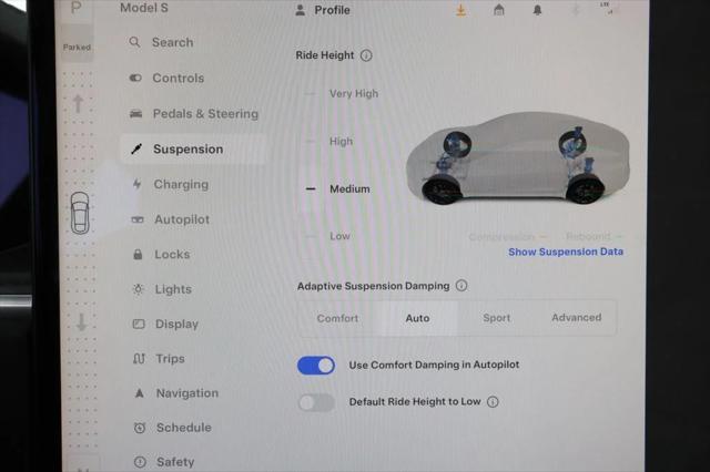 used 2021 Tesla Model S car, priced at $52,495