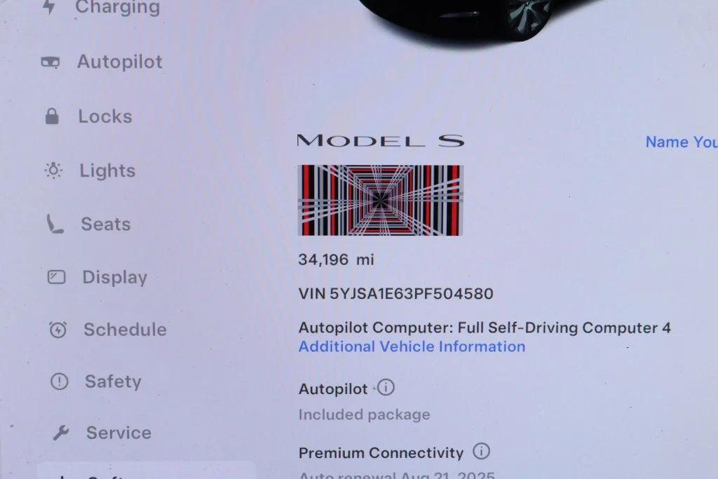 used 2023 Tesla Model S car, priced at $48,995