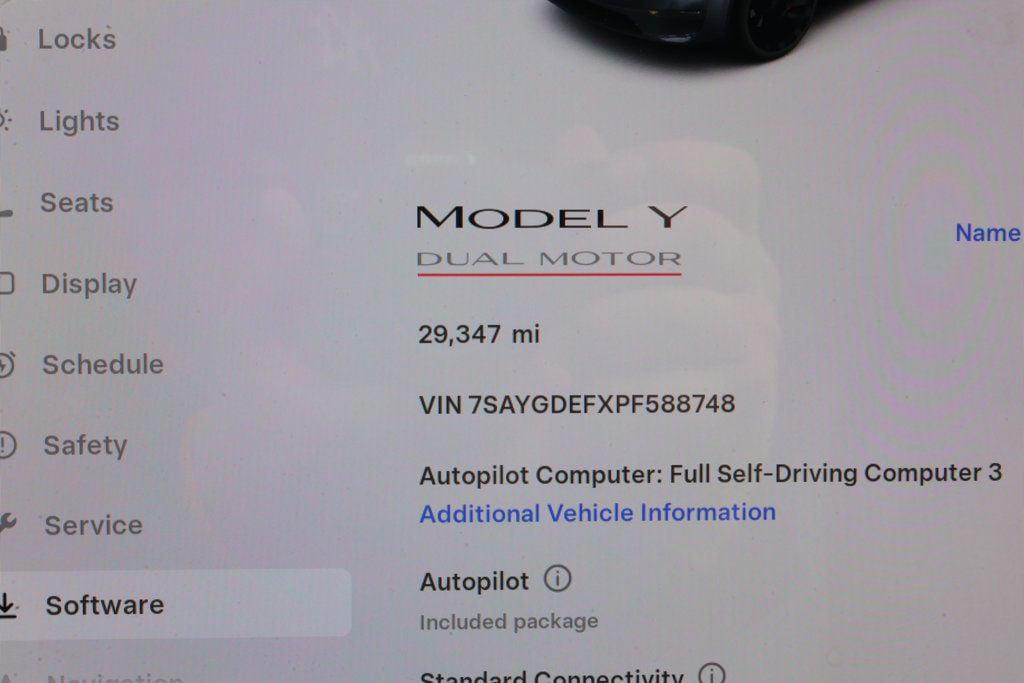 used 2023 Tesla Model Y car, priced at $30,495