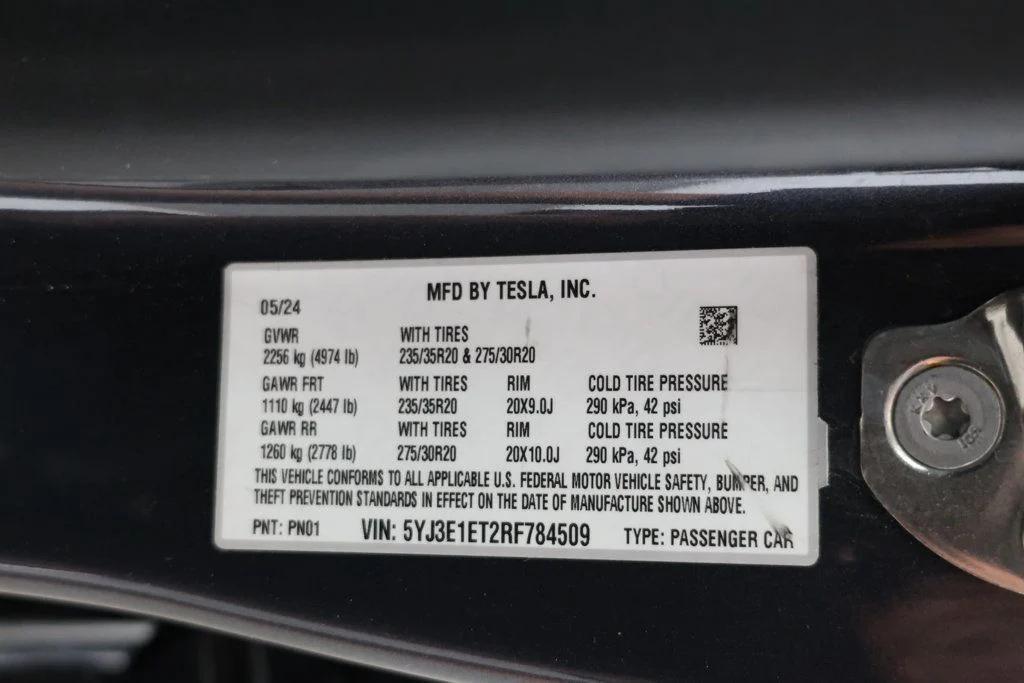 used 2024 Tesla Model 3 car, priced at $36,495