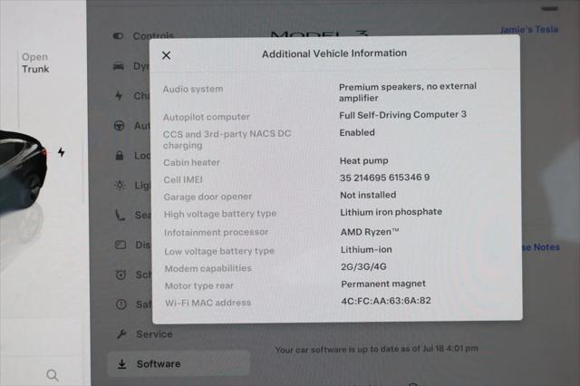 used 2022 Tesla Model 3 car, priced at $22,495
