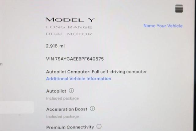 used 2023 Tesla Model Y car, priced at $31,495