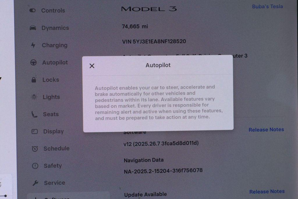 used 2022 Tesla Model 3 car, priced at $19,995