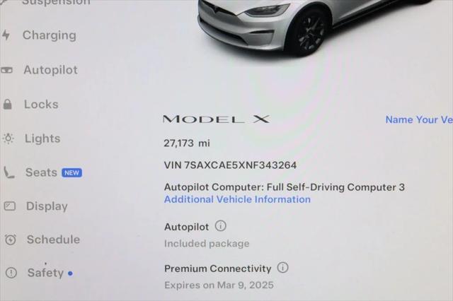 used 2022 Tesla Model X car, priced at $50,995