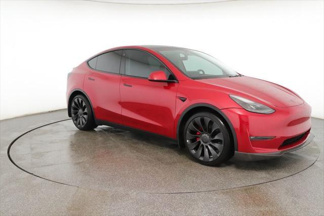 used 2022 Tesla Model Y car, priced at $29,495