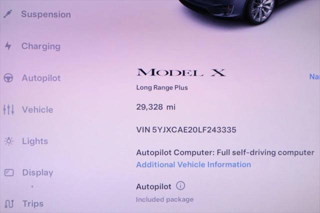 used 2020 Tesla Model X car, priced at $40,495