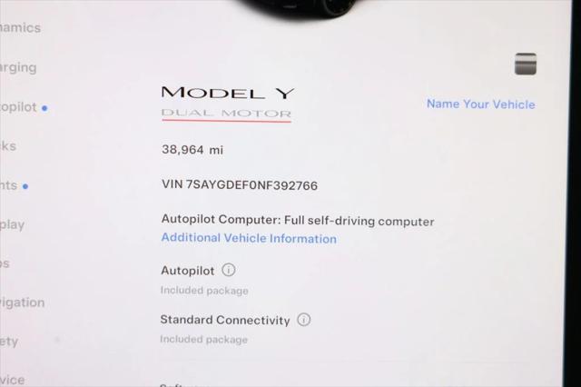 used 2022 Tesla Model Y car, priced at $28,995