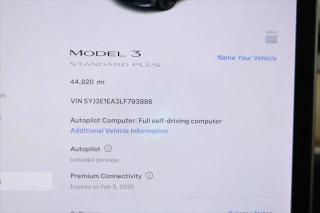 used 2020 Tesla Model 3 car, priced at $19,995