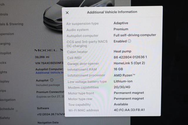 used 2022 Tesla Model X car, priced at $51,995