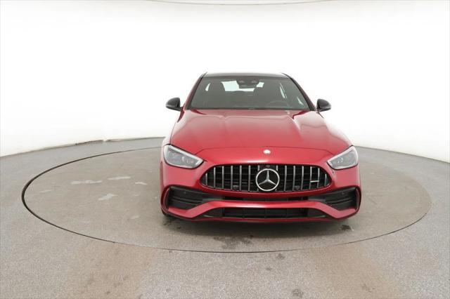 used 2024 Mercedes-Benz AMG C 43 car, priced at $57,495