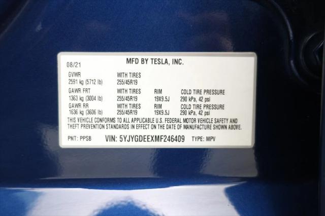 used 2021 Tesla Model Y car, priced at $22,995