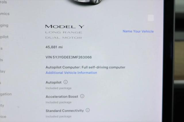 used 2021 Tesla Model Y car, priced at $27,195