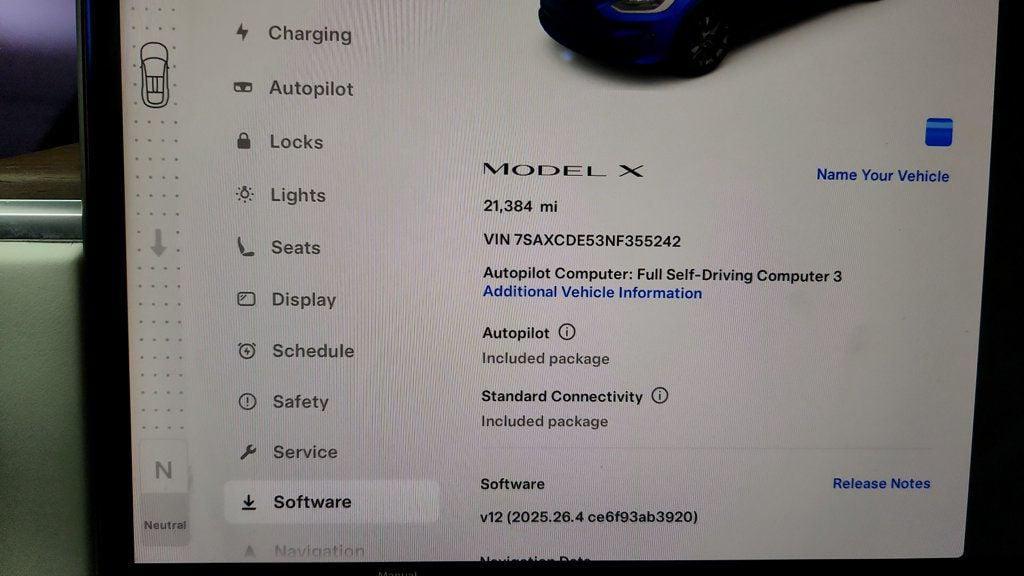 used 2022 Tesla Model X car, priced at $46,995