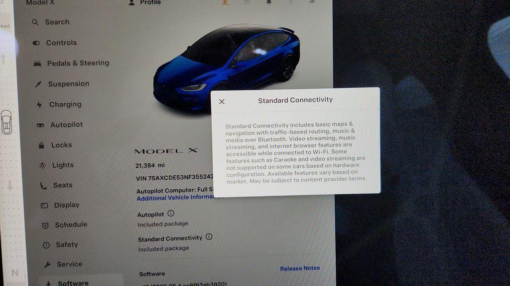 used 2022 Tesla Model X car, priced at $46,995