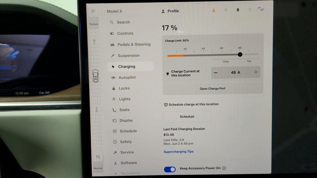 used 2022 Tesla Model X car, priced at $46,995
