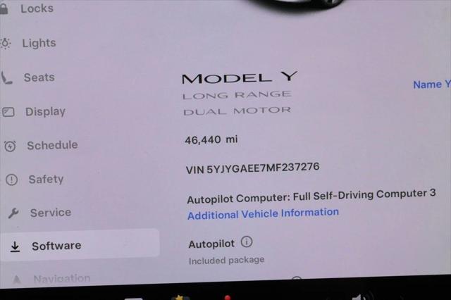 used 2021 Tesla Model Y car, priced at $23,995