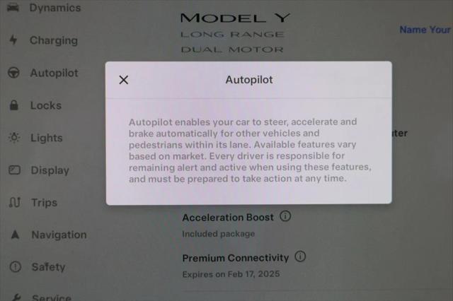 used 2022 Tesla Model Y car, priced at $27,495