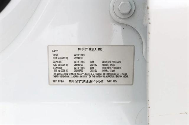 used 2021 Tesla Model Y car, priced at $23,495