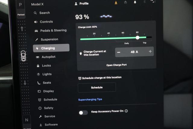 used 2022 Tesla Model X car, priced at $40,995
