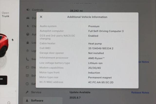 used 2023 Tesla Model Y car, priced at $26,495