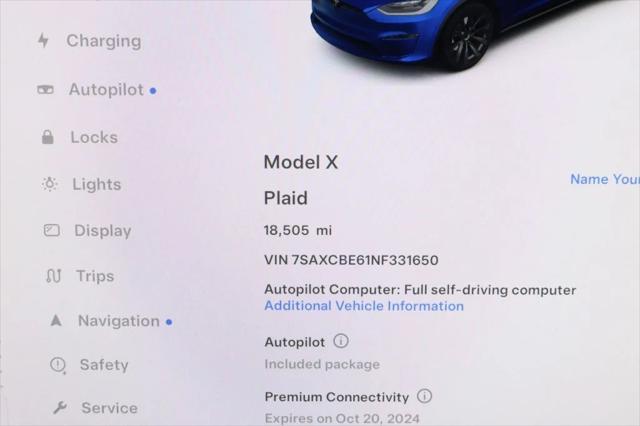 used 2022 Tesla Model X car, priced at $61,395