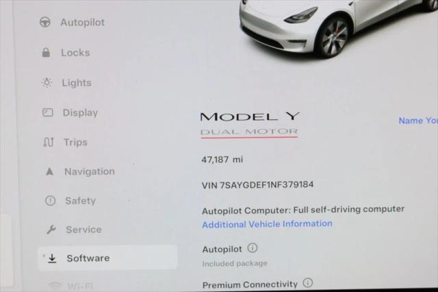 used 2022 Tesla Model Y car, priced at $28,895