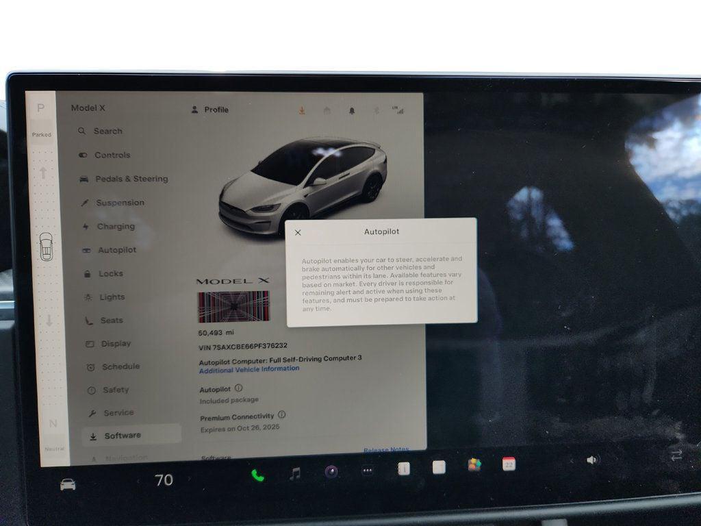 used 2023 Tesla Model X car, priced at $51,495