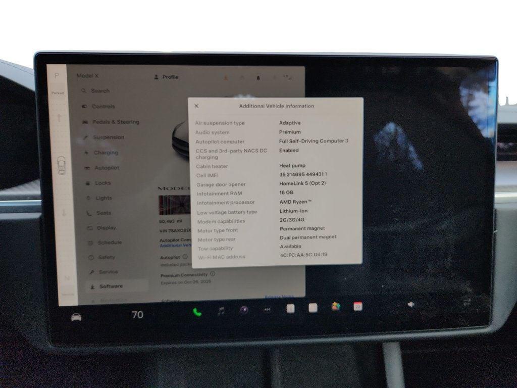 used 2023 Tesla Model X car, priced at $51,495